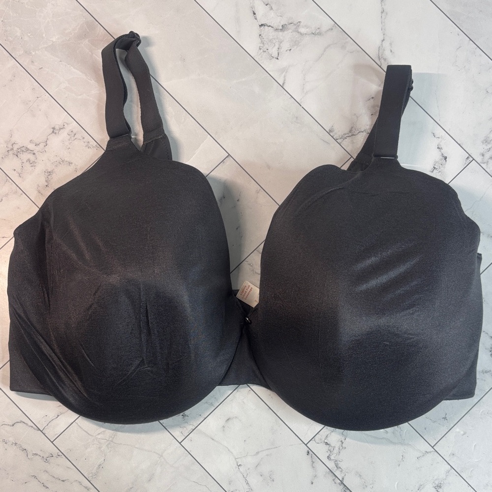 NWOT Cacique Lane Bryant Womens Full Coverage Bra Dark Gray UNDERWIRE 38F